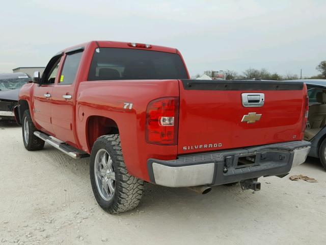 3GCEC13J27G550796 - 2007 CHEVROLET SILVERADO RED photo 3