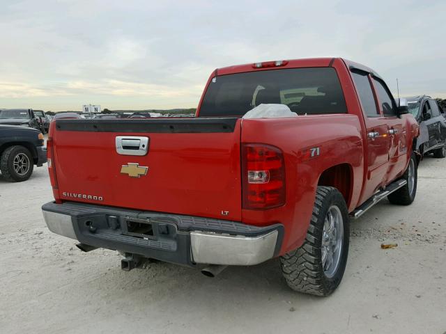 3GCEC13J27G550796 - 2007 CHEVROLET SILVERADO RED photo 4