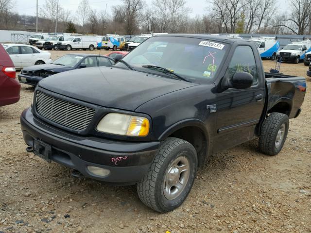 1FTRF18W6XNC35794 - 1999 FORD F150 BLACK photo 2