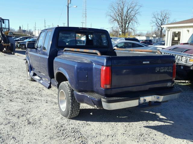 1FTEX15N8RKA35270 - 1994 FORD F150 BLUE photo 3