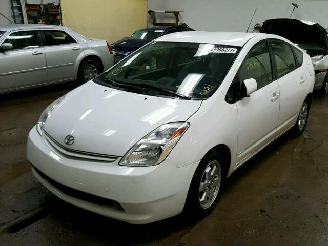 JTDKB20U853085595 - 2005 TOYOTA PRIUS WHITE photo 2