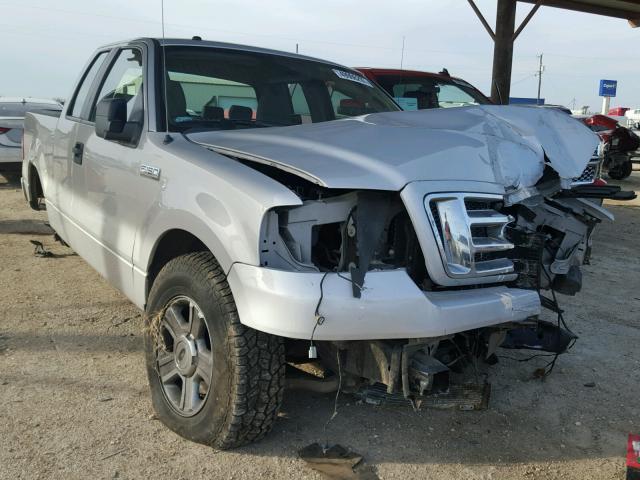 1FTRX12W28KD19331 - 2008 FORD F150 SILVER photo 1