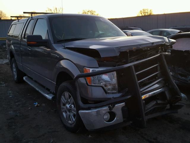 1FTFX1EV1AKE16449 - 2010 FORD F150 SUPER GRAY photo 1