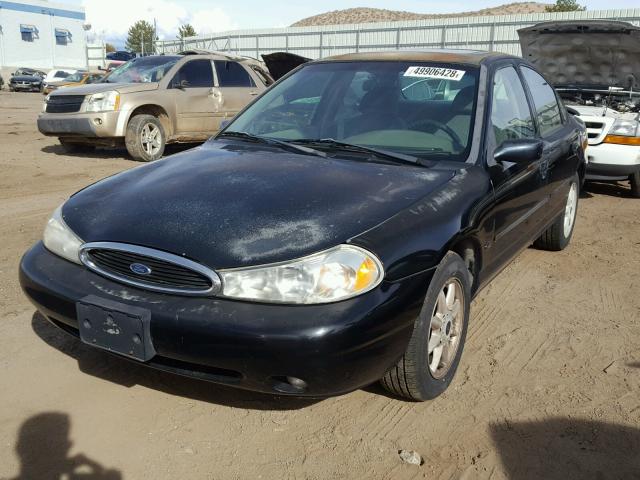 1FAFP66L5YK119369 - 2000 FORD CONTOUR SE BLACK photo 2