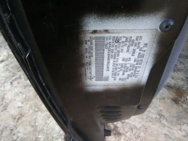 4F4CR12A4RTM11872 - 1994 MAZDA B2300 BLACK photo 10