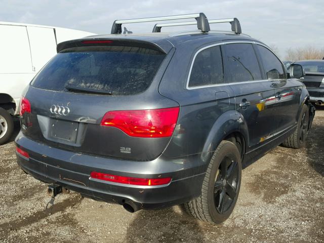 WA1EY74L27D065649 - 2007 AUDI Q7 3.6 QUA GRAY photo 4