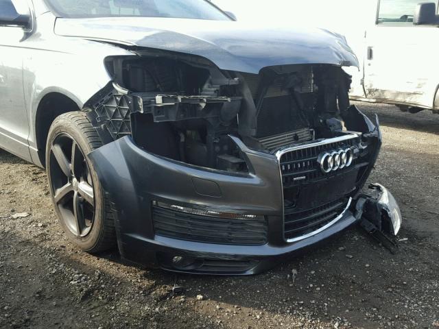 WA1EY74L27D065649 - 2007 AUDI Q7 3.6 QUA GRAY photo 9