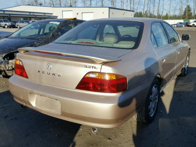 19UUA5661YA030266 - 2000 ACURA 3.2TL GOLD photo 4