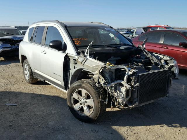 1C4NJCBA3ED504861 - 2014 JEEP COMPASS SP SILVER photo 1