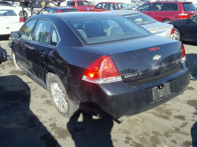 2G1WG5E35C1219950 - 2012 CHEVROLET IMPALA LT BLACK photo 3