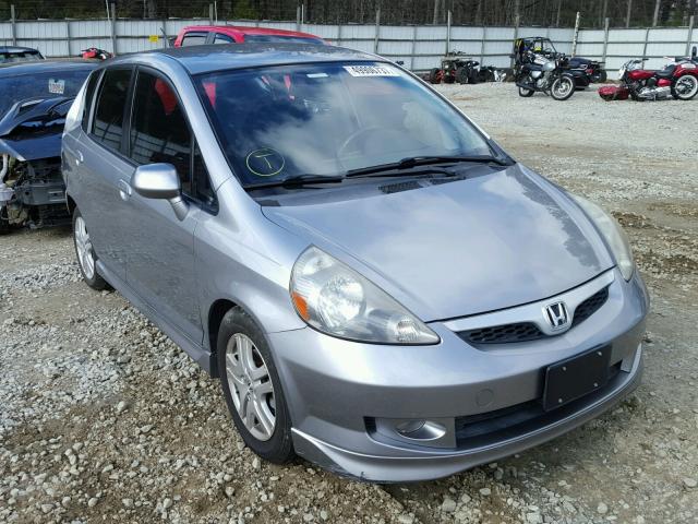 JHMGD38637S061501 - 2007 HONDA FIT S SILVER photo 1