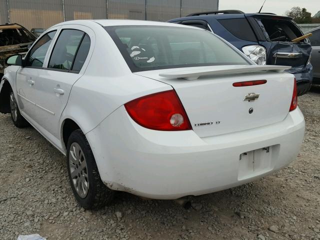 1G1AD5F59A7109616 - 2010 CHEVROLET COBALT 1LT WHITE photo 3