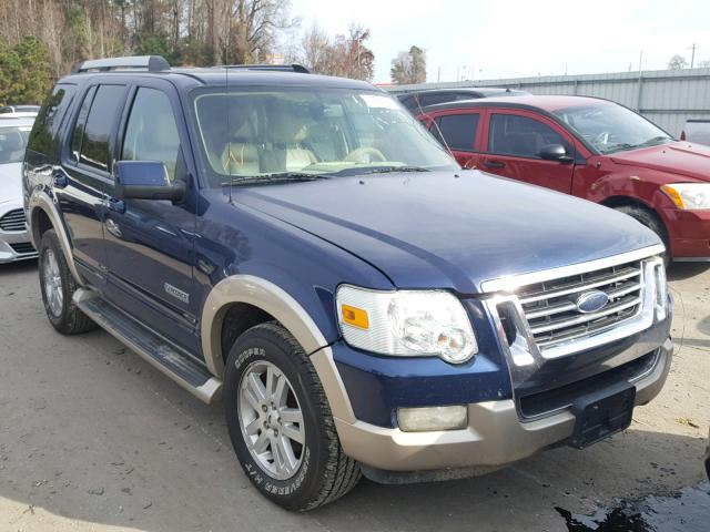 1FMEU64E86UA33067 - 2006 FORD EXPLORER E BLUE photo 1