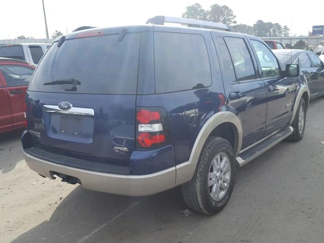 1FMEU64E86UA33067 - 2006 FORD EXPLORER E BLUE photo 4
