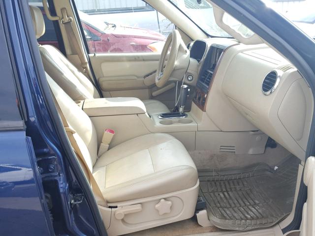 1FMEU64E86UA33067 - 2006 FORD EXPLORER E BLUE photo 5