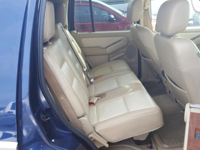 1FMEU64E86UA33067 - 2006 FORD EXPLORER E BLUE photo 6