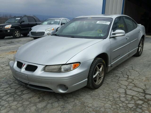 1G2WP52K62F123629 - 2002 PONTIAC GRAND PRIX SILVER photo 2