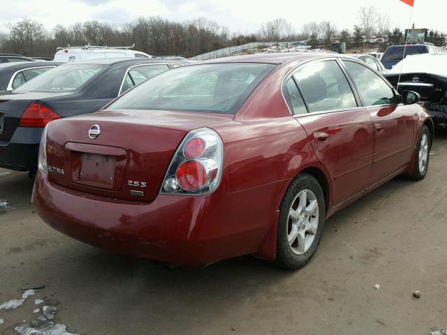 1N4AL11D06C154126 - 2006 NISSAN ALTIMA S RED photo 4