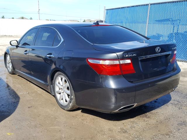 JTHGL46F575002475 - 2007 LEXUS LS 460L GRAY photo 3