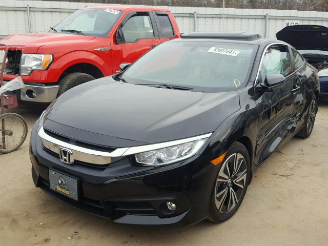 2HGFC3B73HH353936 - 2017 HONDA CIVIC EXL BLACK photo 2