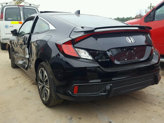 2HGFC3B73HH353936 - 2017 HONDA CIVIC EXL BLACK photo 3