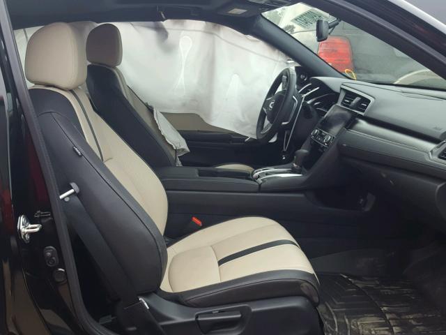2HGFC3B73HH353936 - 2017 HONDA CIVIC EXL BLACK photo 5