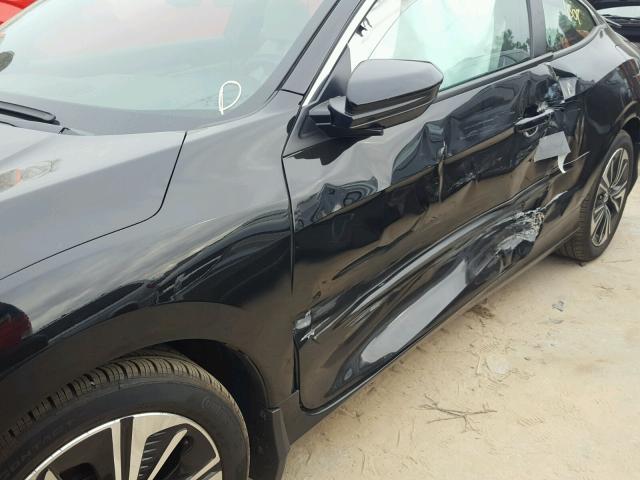 2HGFC3B73HH353936 - 2017 HONDA CIVIC EXL BLACK photo 9