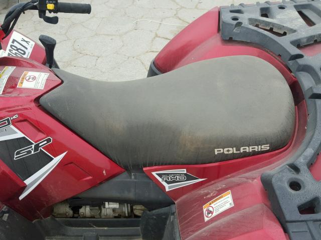 4XASXE850FA233792 - 2015 POLARIS SPORTSMAN RED photo 6