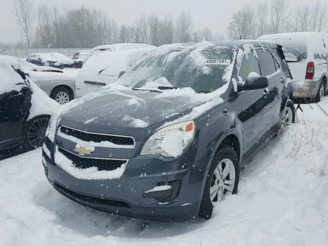 2CNALBEC8B6308050 - 2011 CHEVROLET EQUINOX LS BLUE photo 2