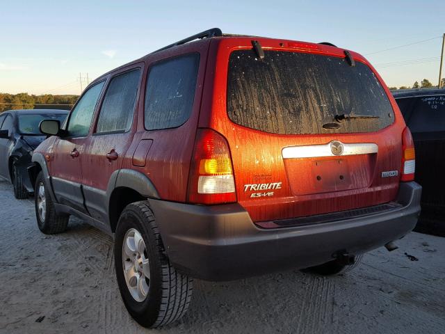 4F2CZ06173KM25484 - 2003 MAZDA TRIBUTE ES 红色 照片 3