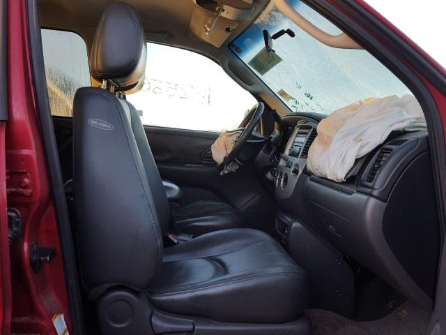 4F2CZ06173KM25484 - 2003 MAZDA TRIBUTE ES 红色 照片 5