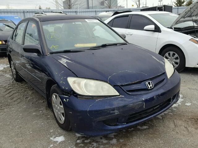 2HGES16314H940205 - 2004 HONDA CIVIC DX V BLUE photo 1