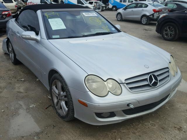 WDBTK56J76F172809 - 2006 MERCEDES-BENZ CLK 350 SILVER photo 1