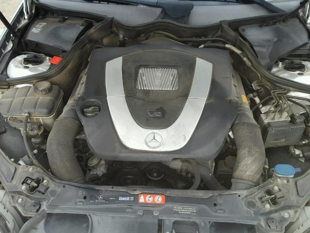 WDBTK56J76F172809 - 2006 MERCEDES-BENZ CLK 350 SILVER photo 7