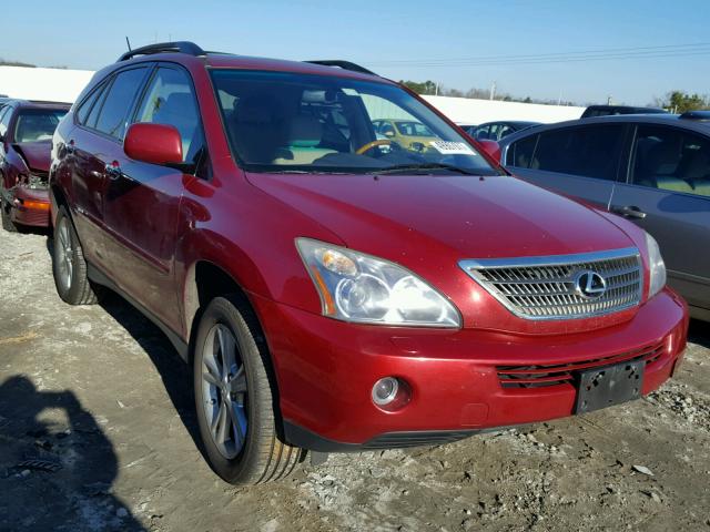 JTJGW31U682008570 - 2008 LEXUS RX 400H BURGUNDY photo 1