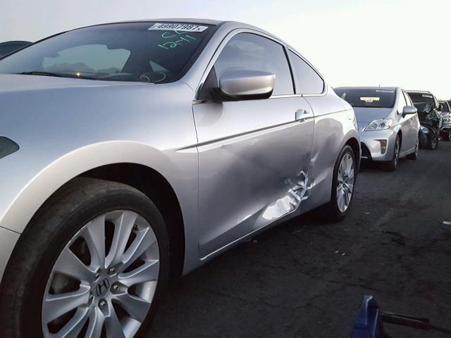 1HGCS22868A010139 - 2008 HONDA ACCORD EXL SILVER photo 10