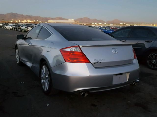 1HGCS22868A010139 - 2008 HONDA ACCORD EXL SILVER photo 3