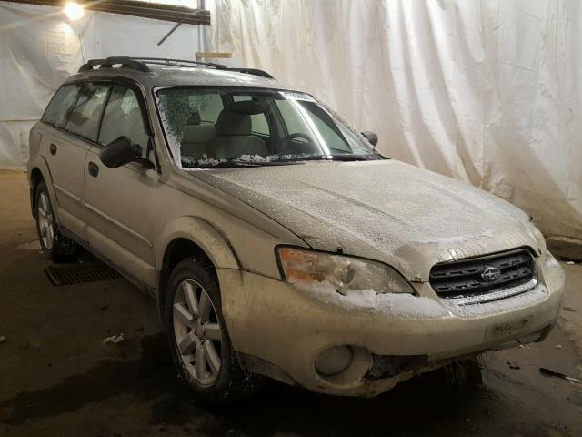 4S4BP61C067359344 - 2006 SUBARU LEGACY OUT TAN photo 1