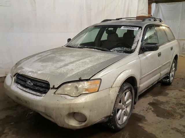 4S4BP61C067359344 - 2006 SUBARU LEGACY OUT TAN photo 2