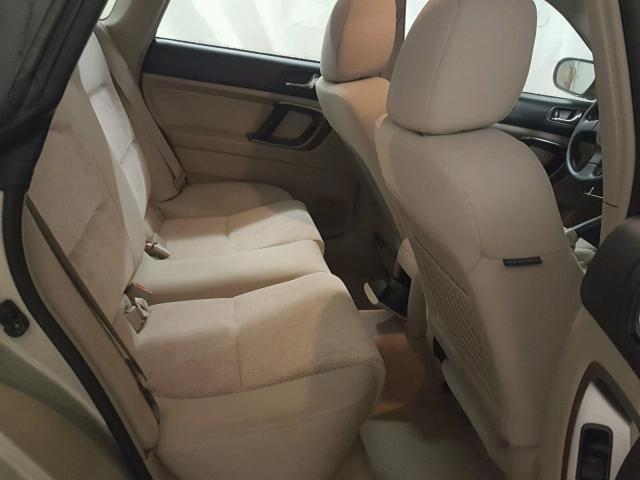 4S4BP61C067359344 - 2006 SUBARU LEGACY OUT TAN photo 6