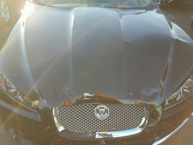 SAJWA0FB3CLS47128 - 2012 JAGUAR XF BLACK photo 7