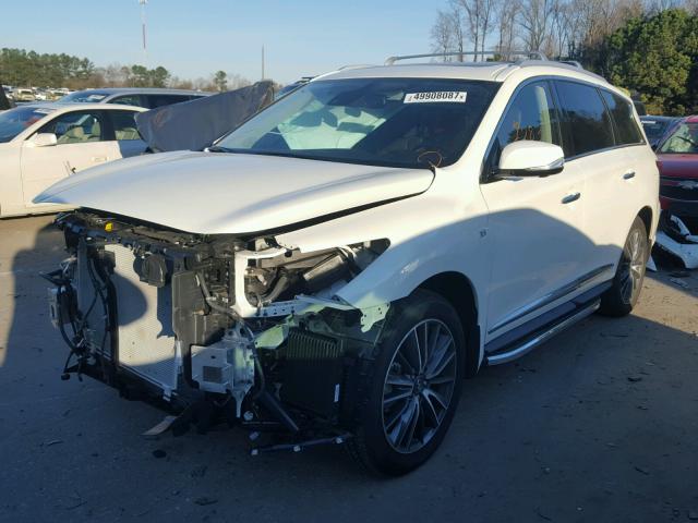 5N1DL0MM5HC546563 - 2017 INFINITI QX60 WHITE photo 2