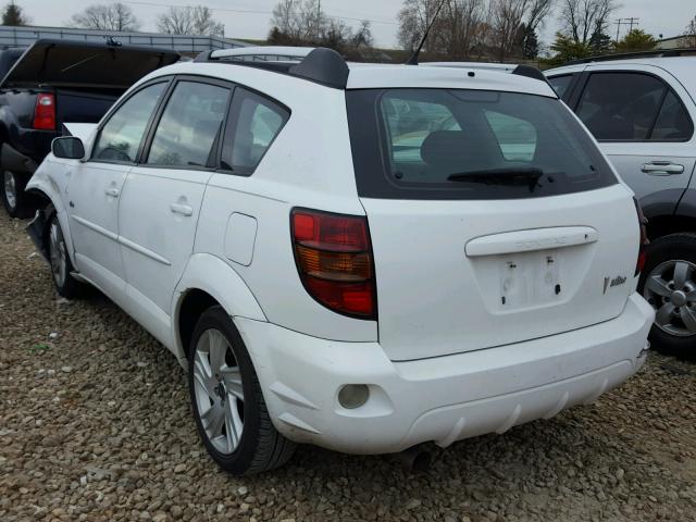 5Y2SL63895Z445490 - 2005 PONTIAC VIBE WHITE photo 3