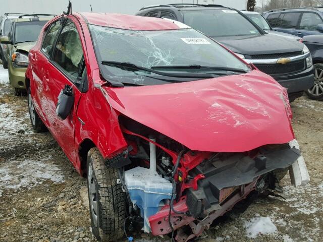 JTDKDTB30C1526648 - 2012 TOYOTA PRIUS RED photo 1