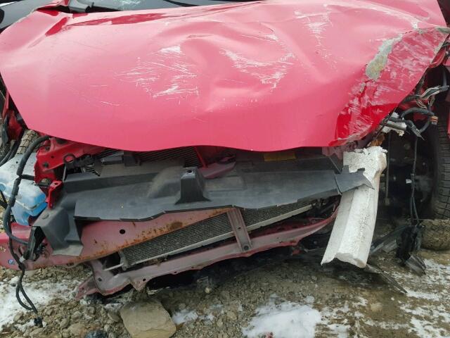 JTDKDTB30C1526648 - 2012 TOYOTA PRIUS RED photo 7