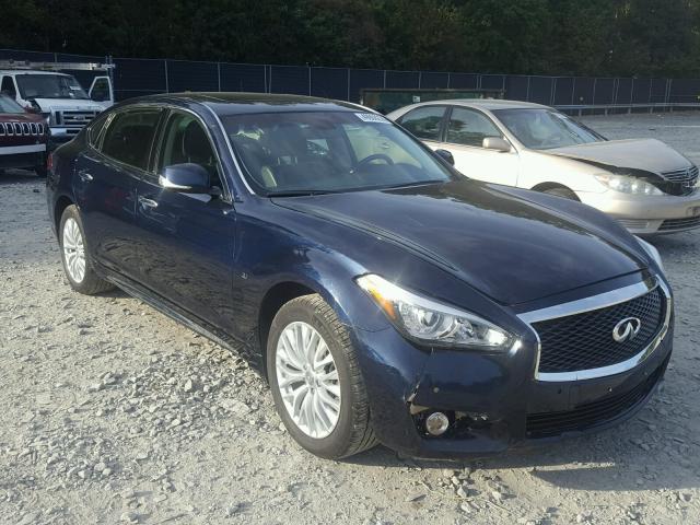 JN1BY1PR6GM720646 - 2016 INFINITI Q70L 3.7 BLUE photo 1