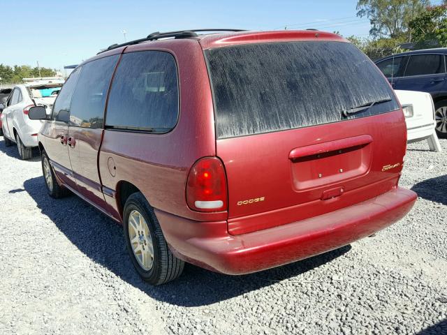 1B4GP54RXVB359980 - 1997 DODGE GRAND CARA RED photo 3