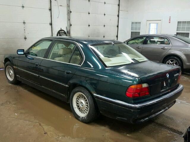 WBAGJ8329VDM05035 - 1997 BMW 740 IL GREEN photo 3