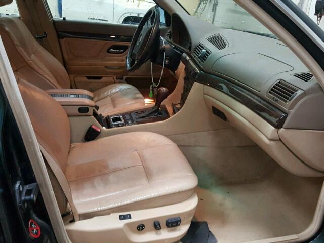 WBAGJ8329VDM05035 - 1997 BMW 740 IL GREEN photo 5