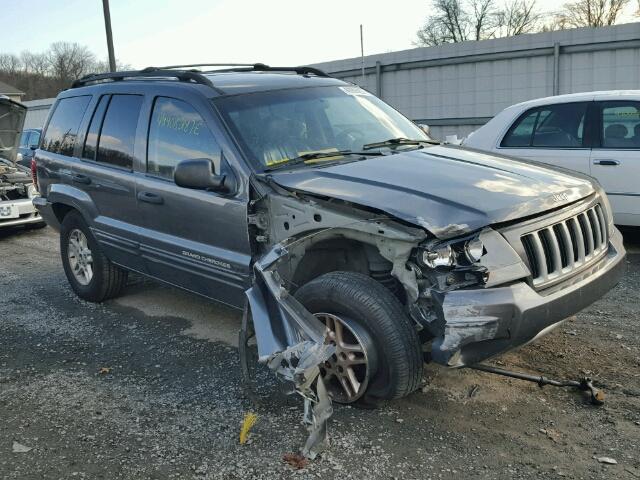 1J4GW48SX4C345349 - 2004 JEEP GRAND CHER SILVER photo 1